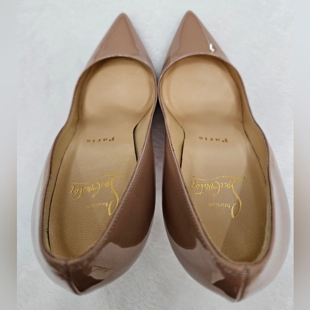 Christian Louboutin Pigalle Plato 120 in Nude - Picture 6 of 8